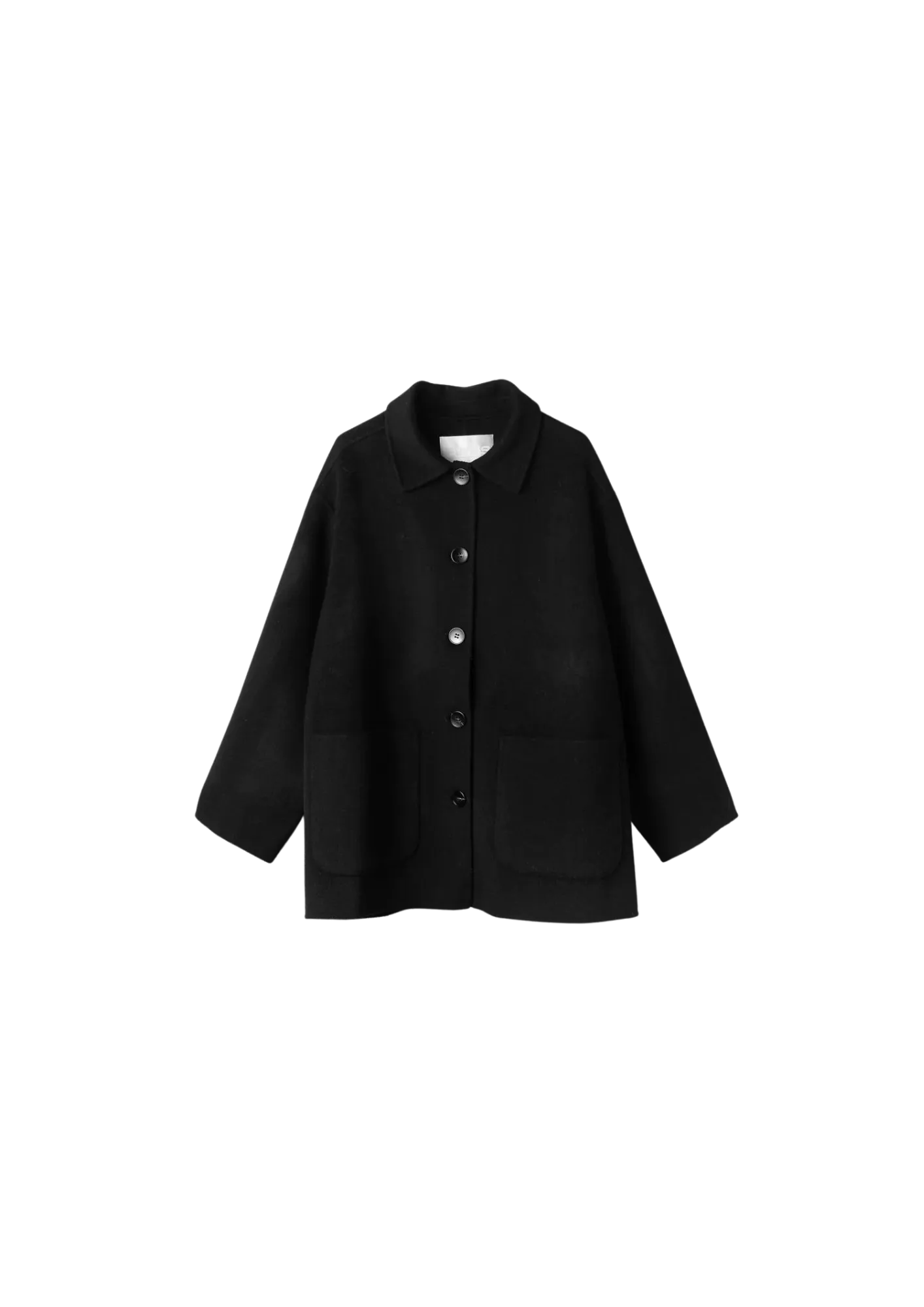 Adrift Double Shacket - Jet Black