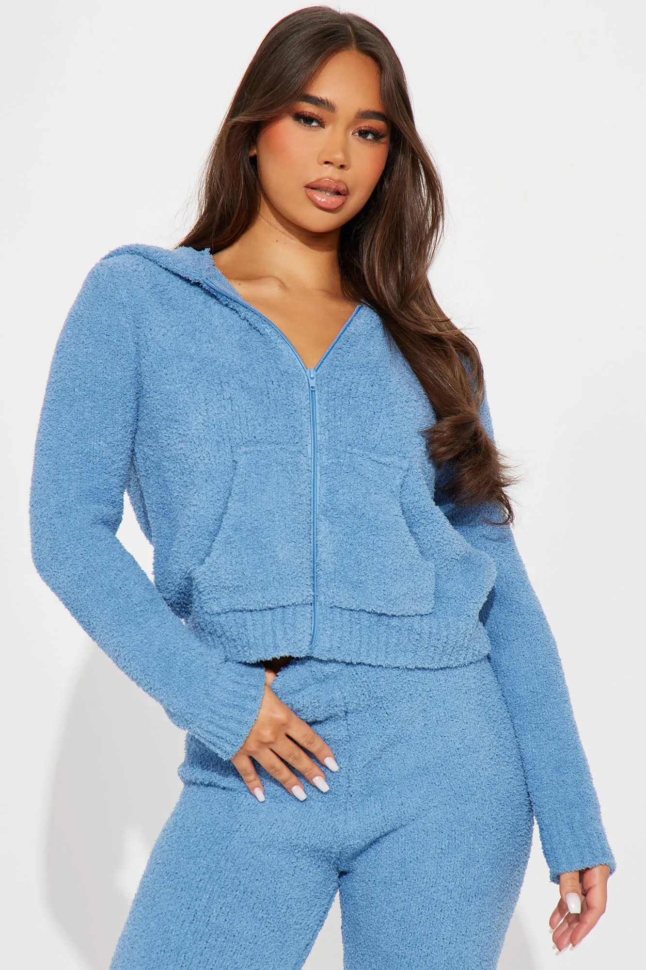 Always Extra Cozy Pant Set - Blue