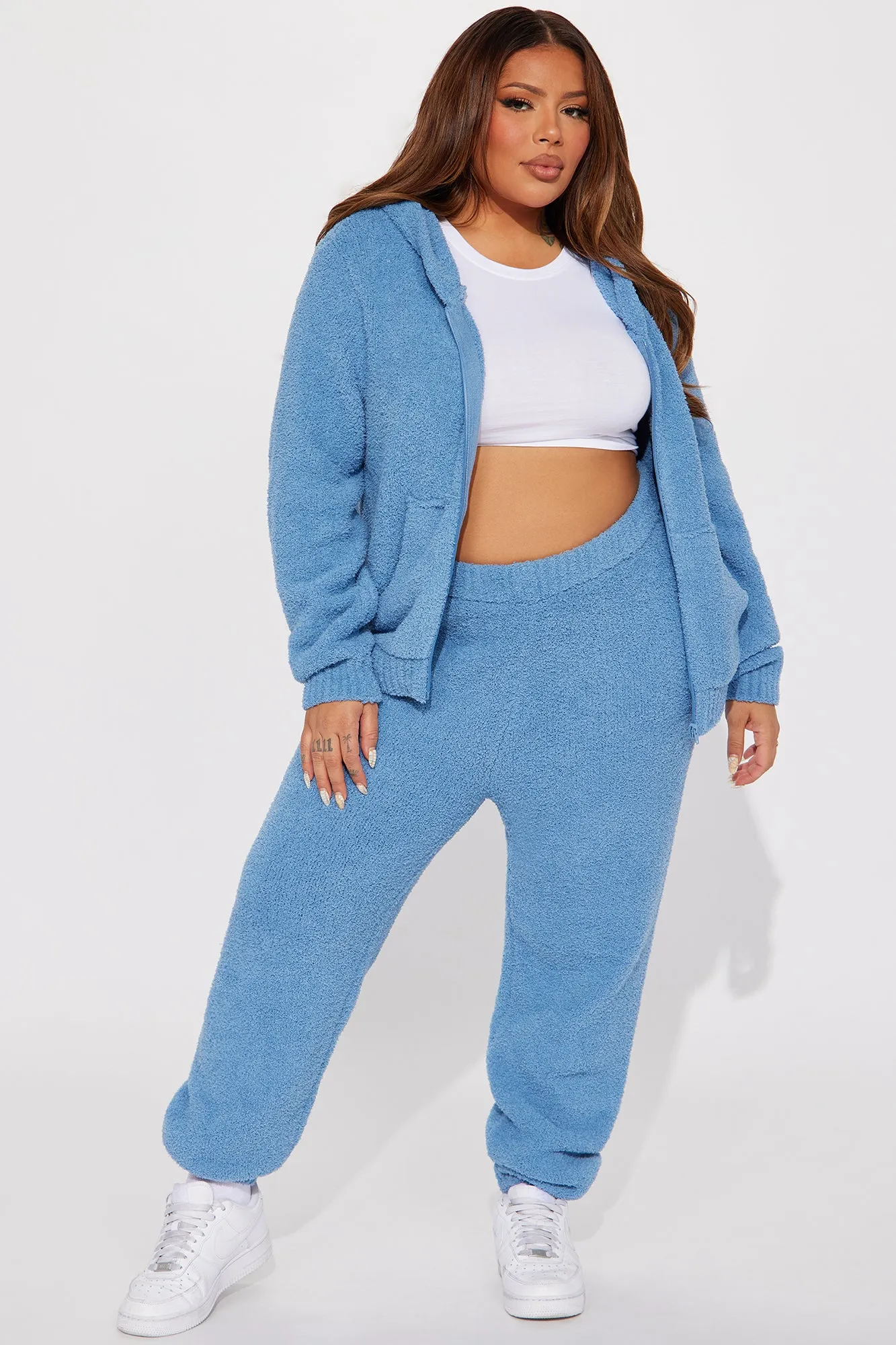 Always Extra Cozy Pant Set - Blue