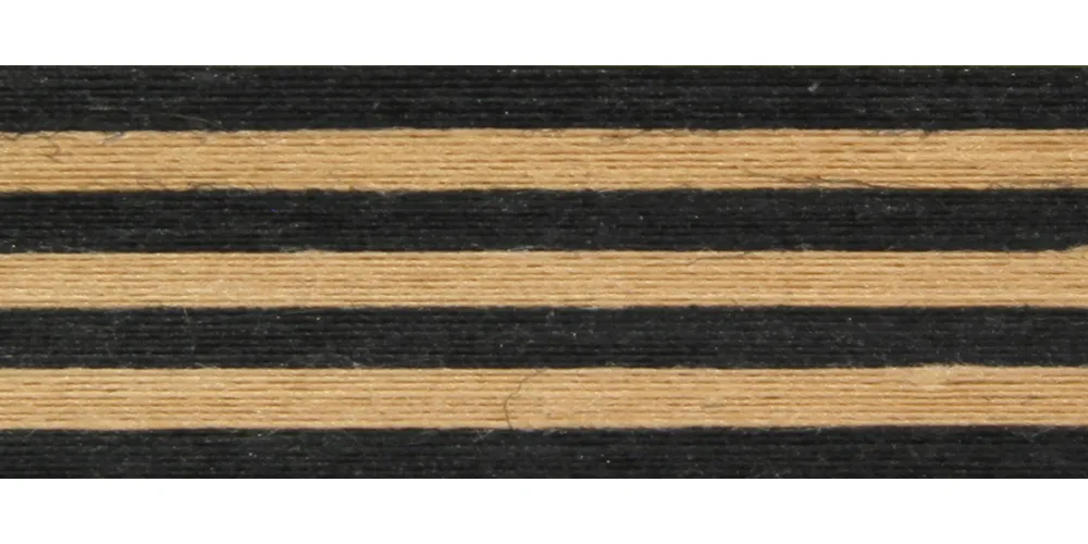 Black & Kraft Stripe