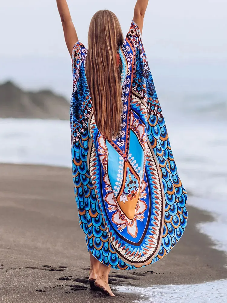 Bohemian Blue Hip Hop Kaftan