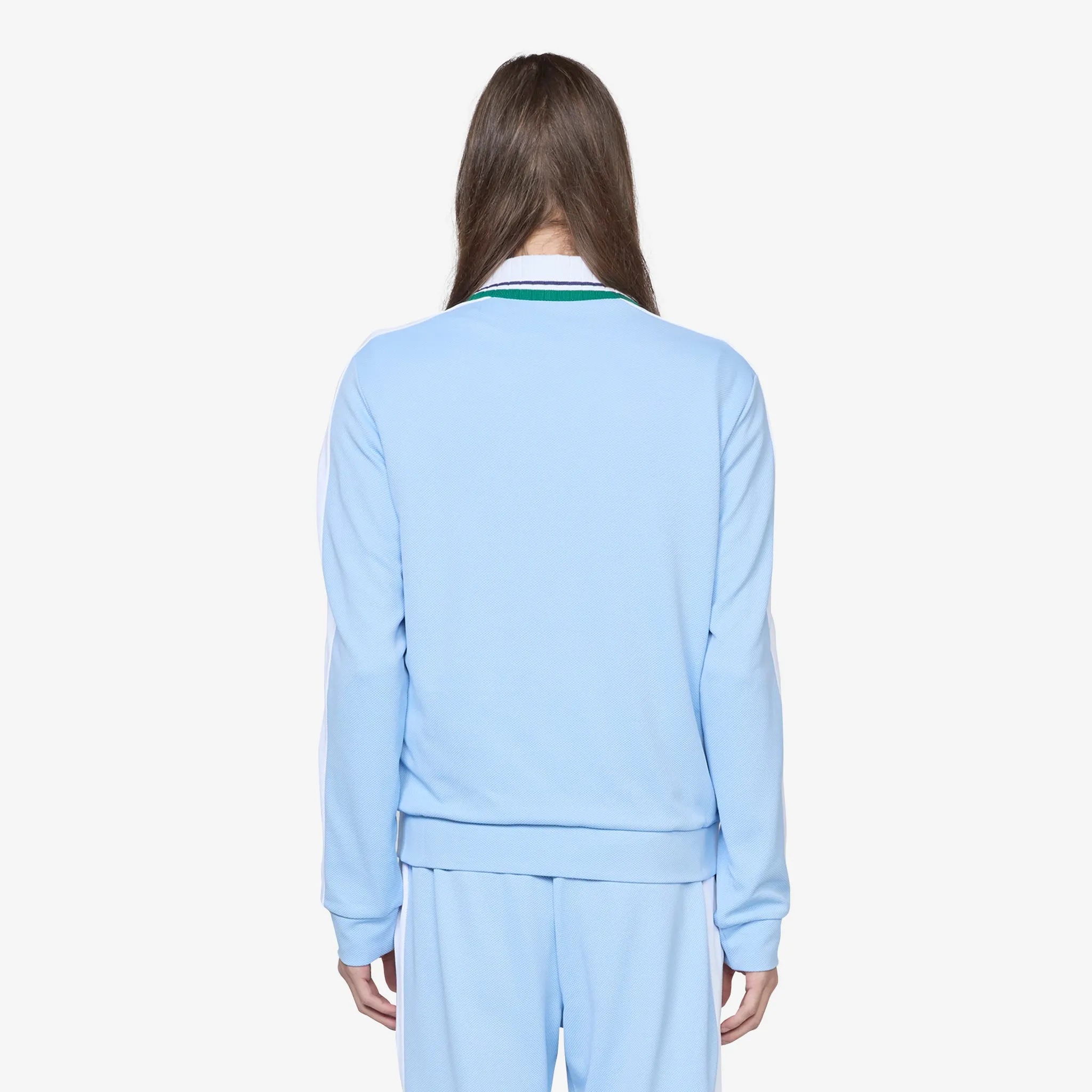 Contrast Yoke Track Jacket Pale Blue