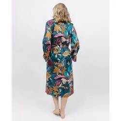 Cyberjammie Maple Leaf Long Dressing Gown