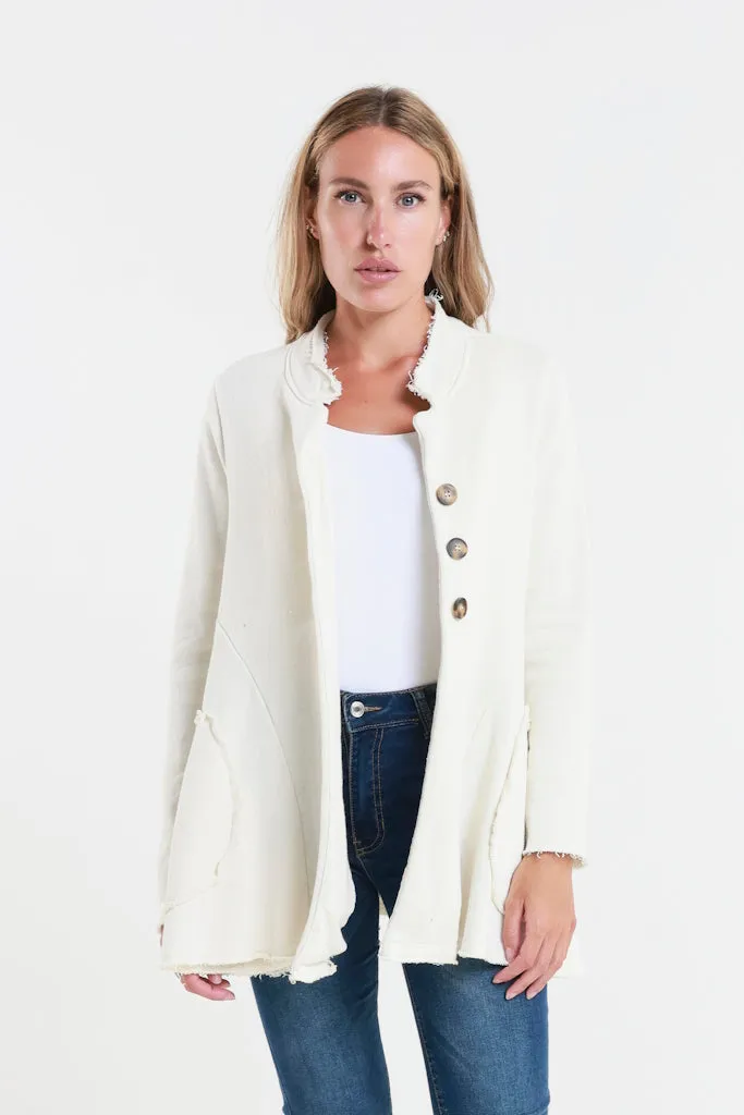 Jane French Terry Cozy Jacket (JLS111)