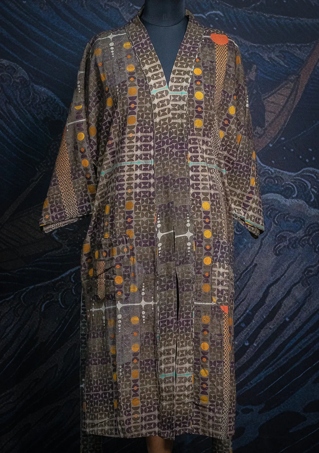 Japanese Kimono / Classic Chinese Raw Slub SILK  - KINGCACAO