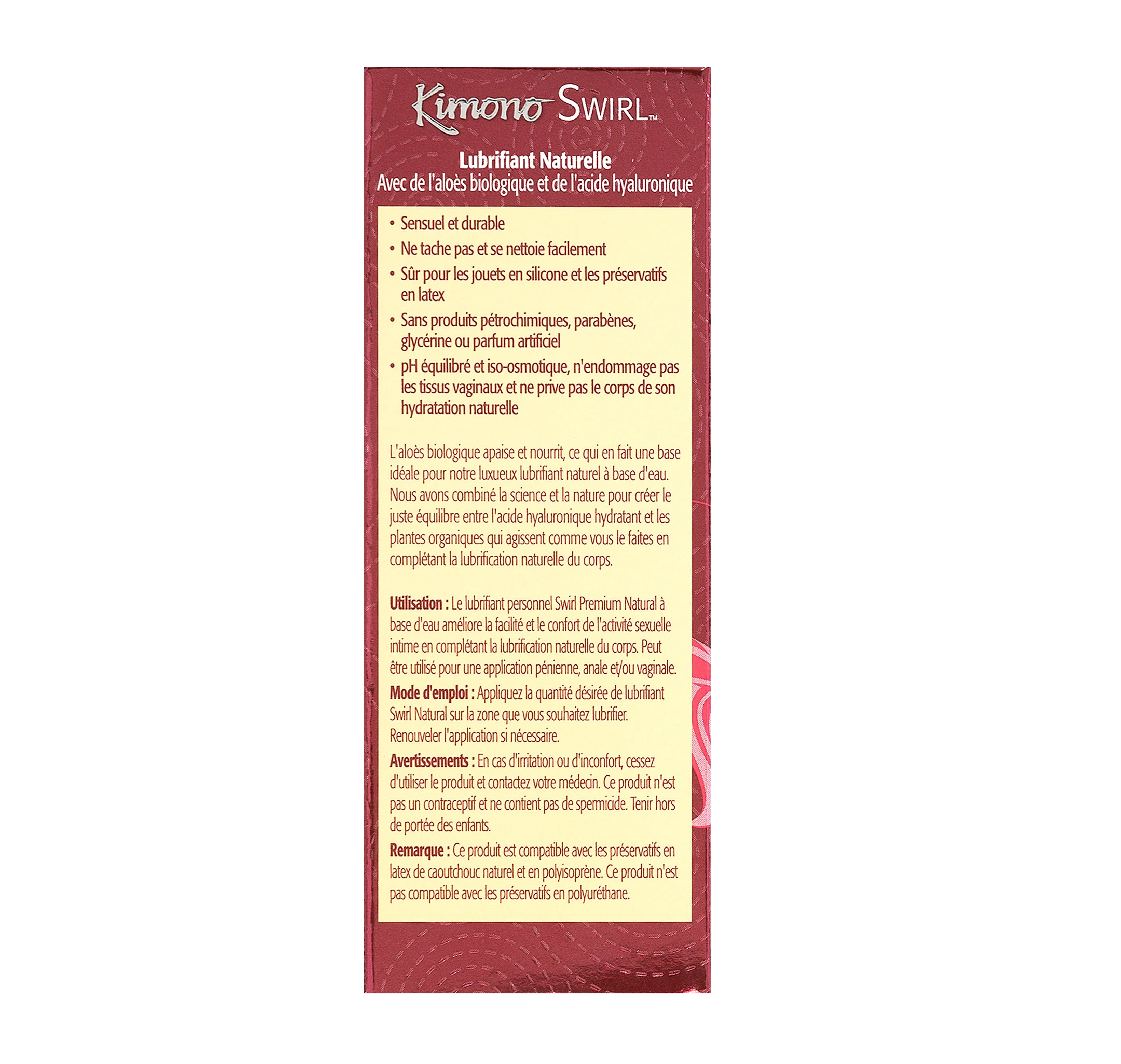 Kimono Swirl Natural Lubricant