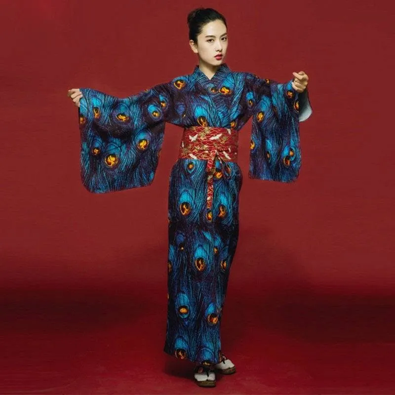 Kimono Veste Traditionnel Femme Japonais