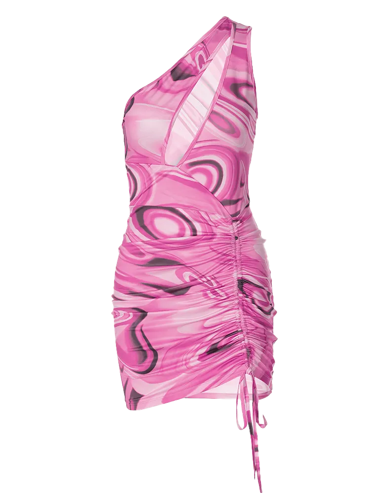 Ladies print stylish dress bandage dress mini dress party dress