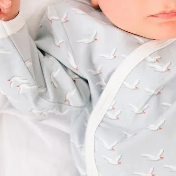 Magnificent Baby Fly Like Seagull Kimono Set