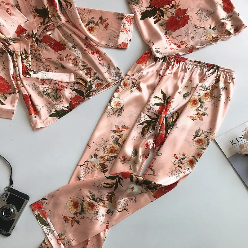Pyjama Kimono Trois Pièces