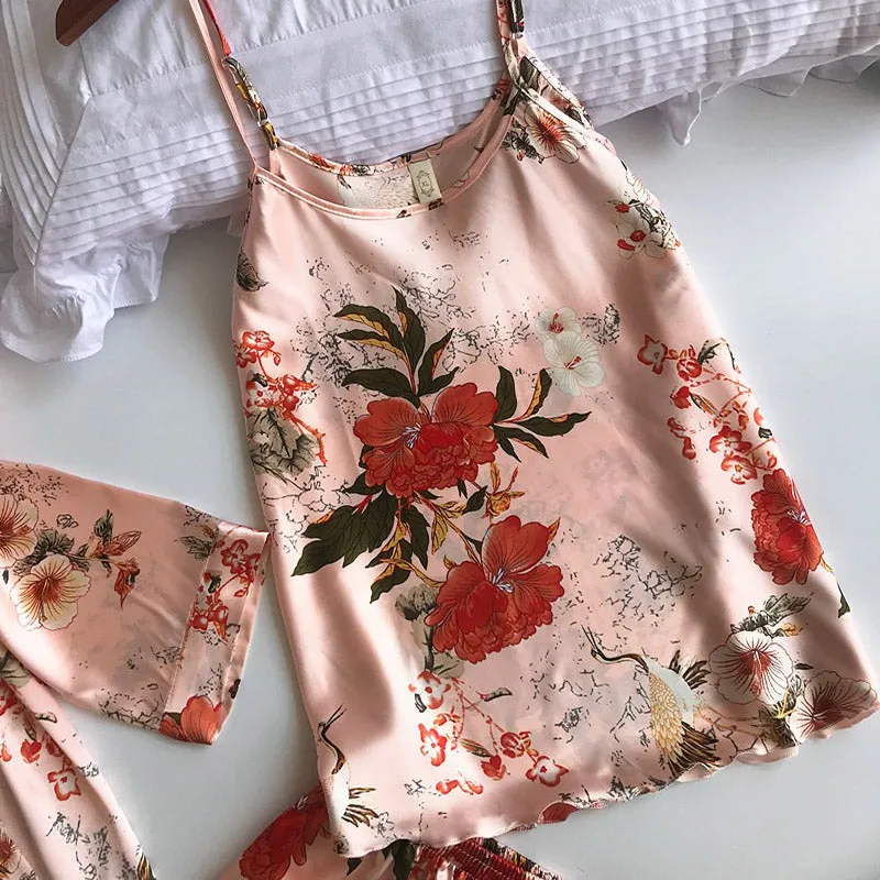 Pyjama Kimono Trois Pièces