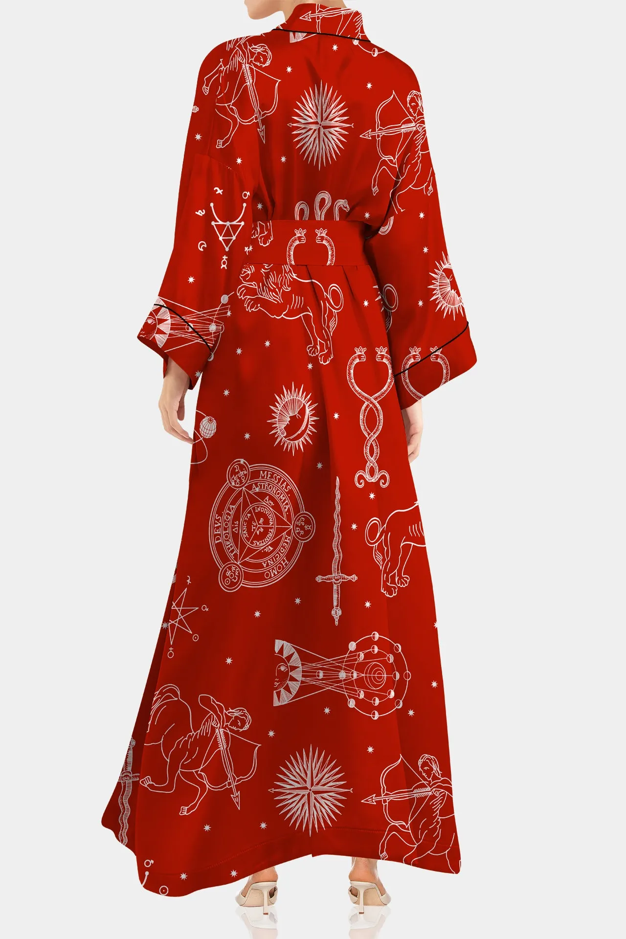 Red Designer Kimono