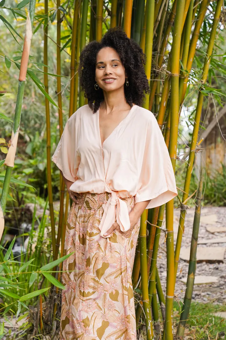 Solid Kimono Top