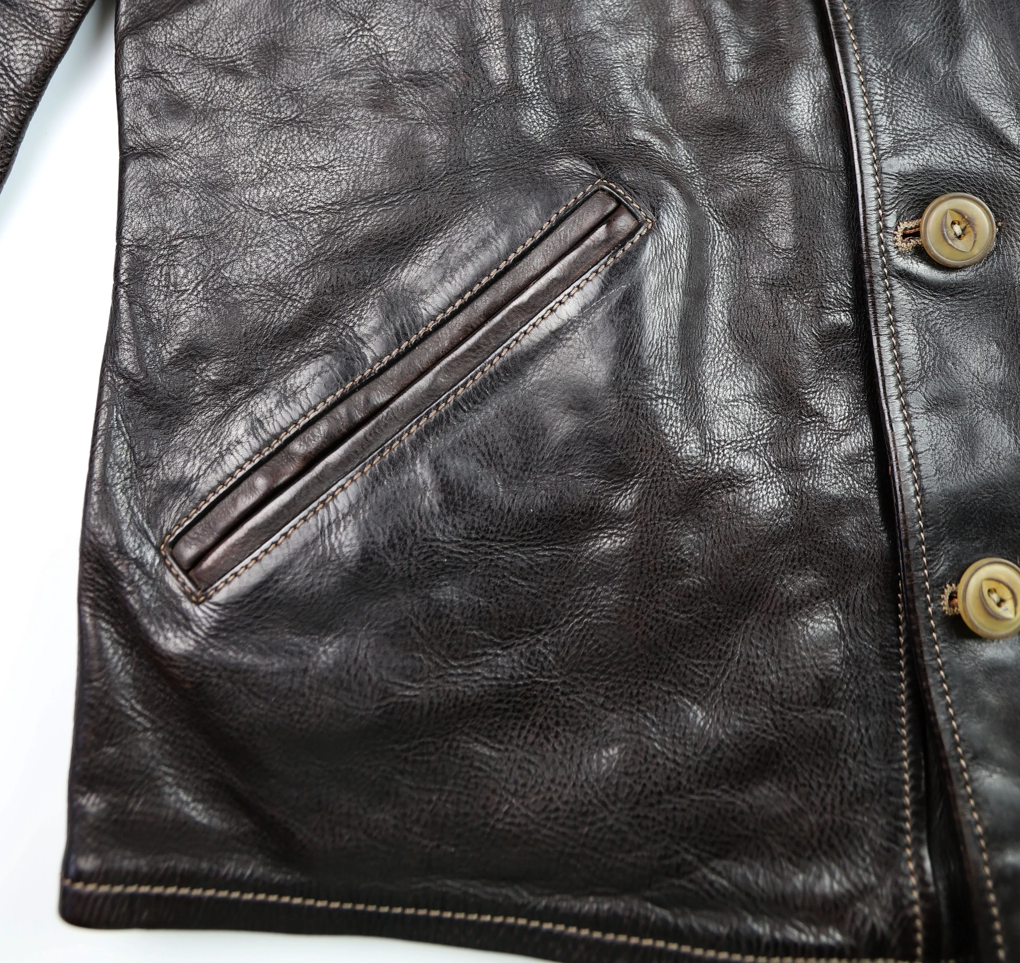 Thedi Hektor Half Belt, size XL, Brown Canneto Cowhide