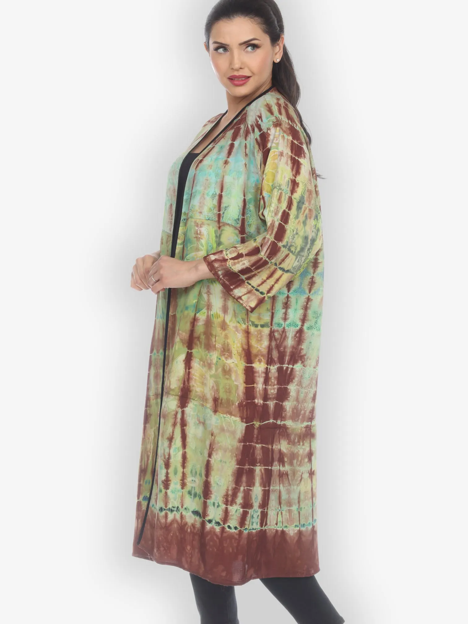 Tie Dye Kimono Duster