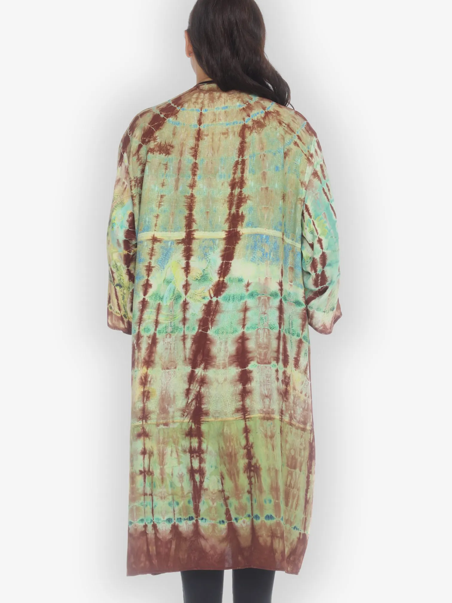 Tie Dye Kimono Duster