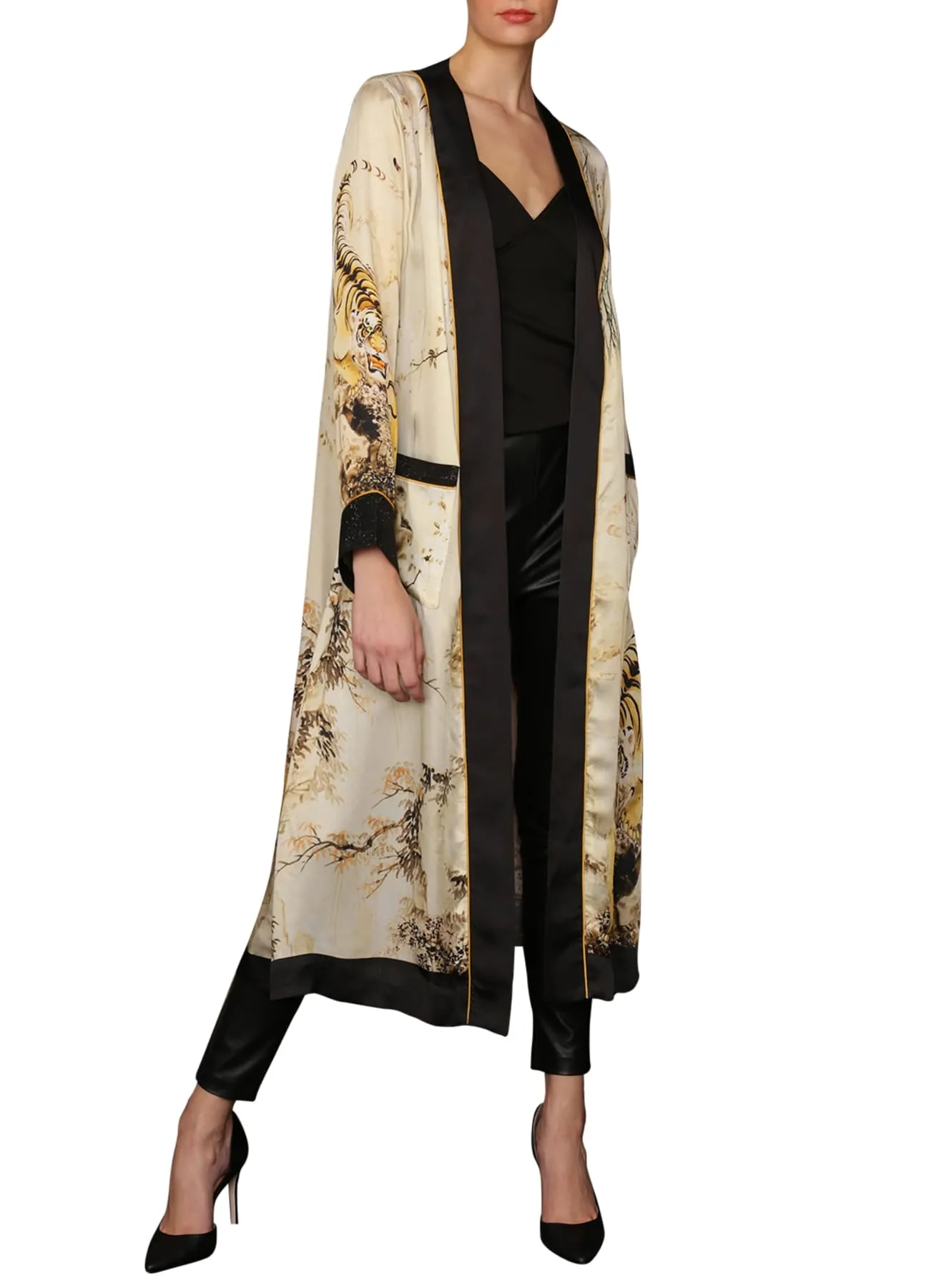 Tiger Print Robe