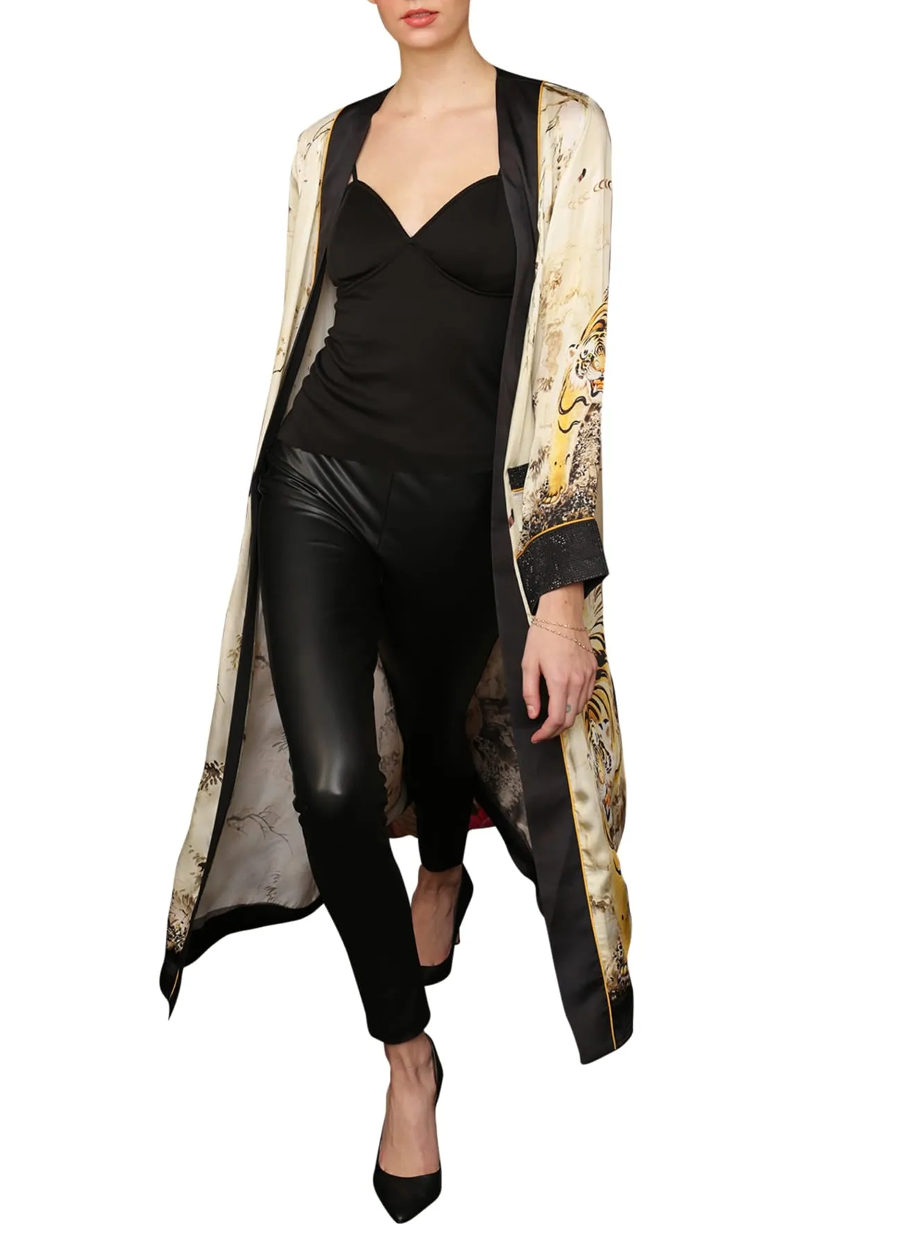 Tiger Print Robe
