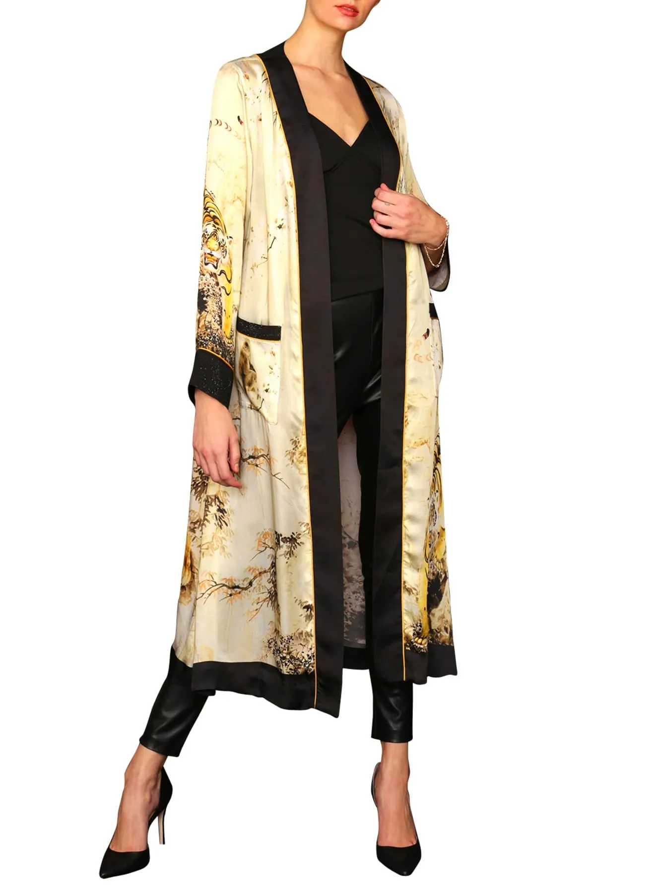 Tiger Print Robe