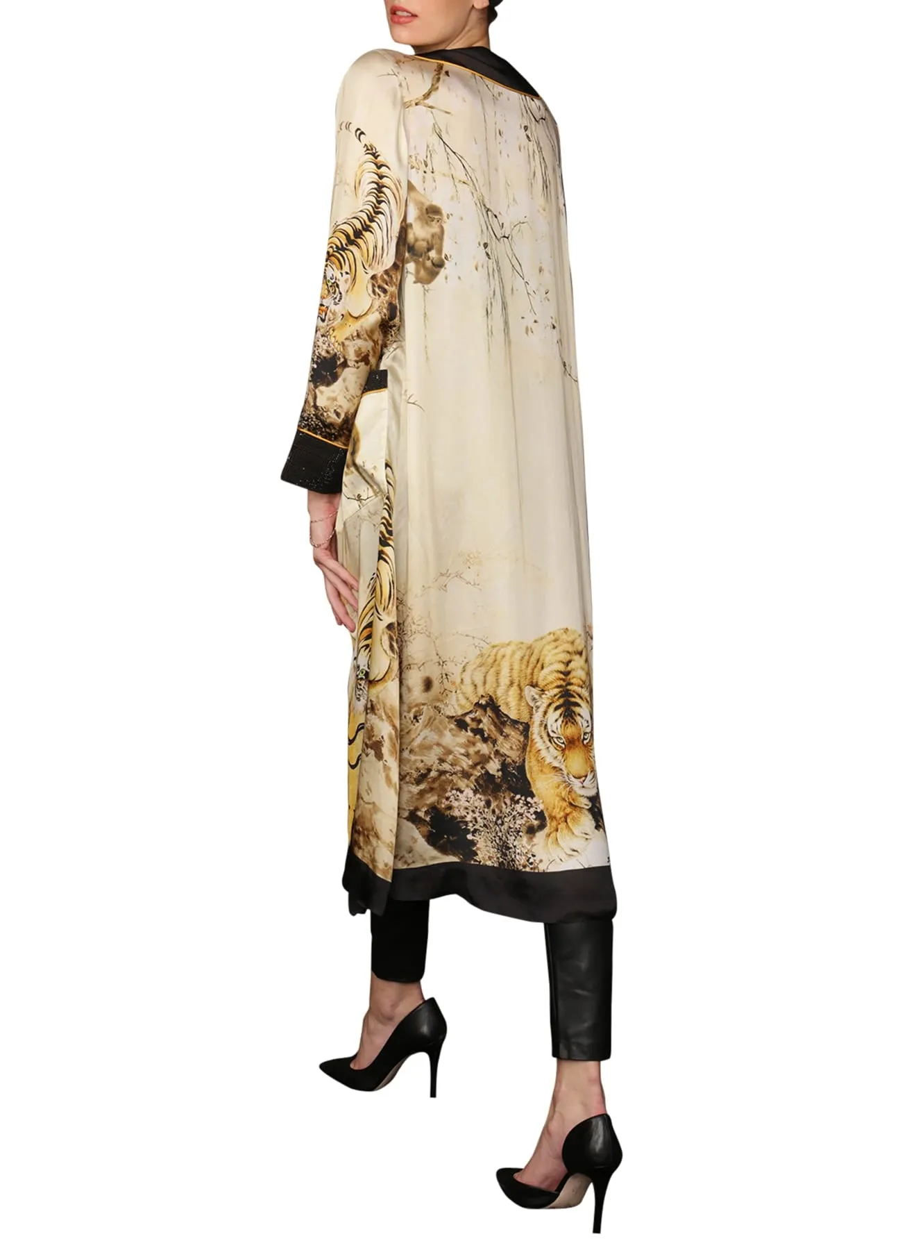 Tiger Print Robe