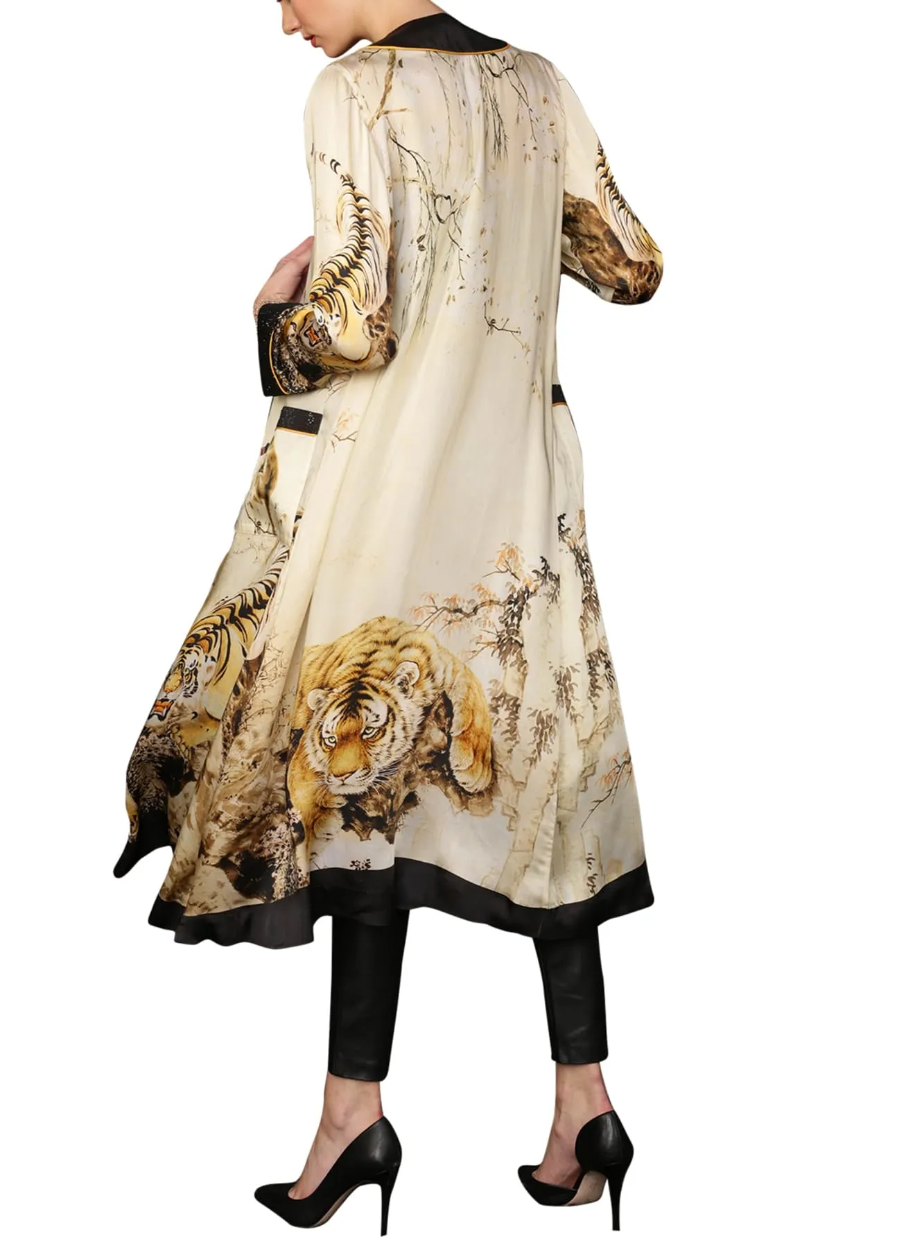 Tiger Print Robe