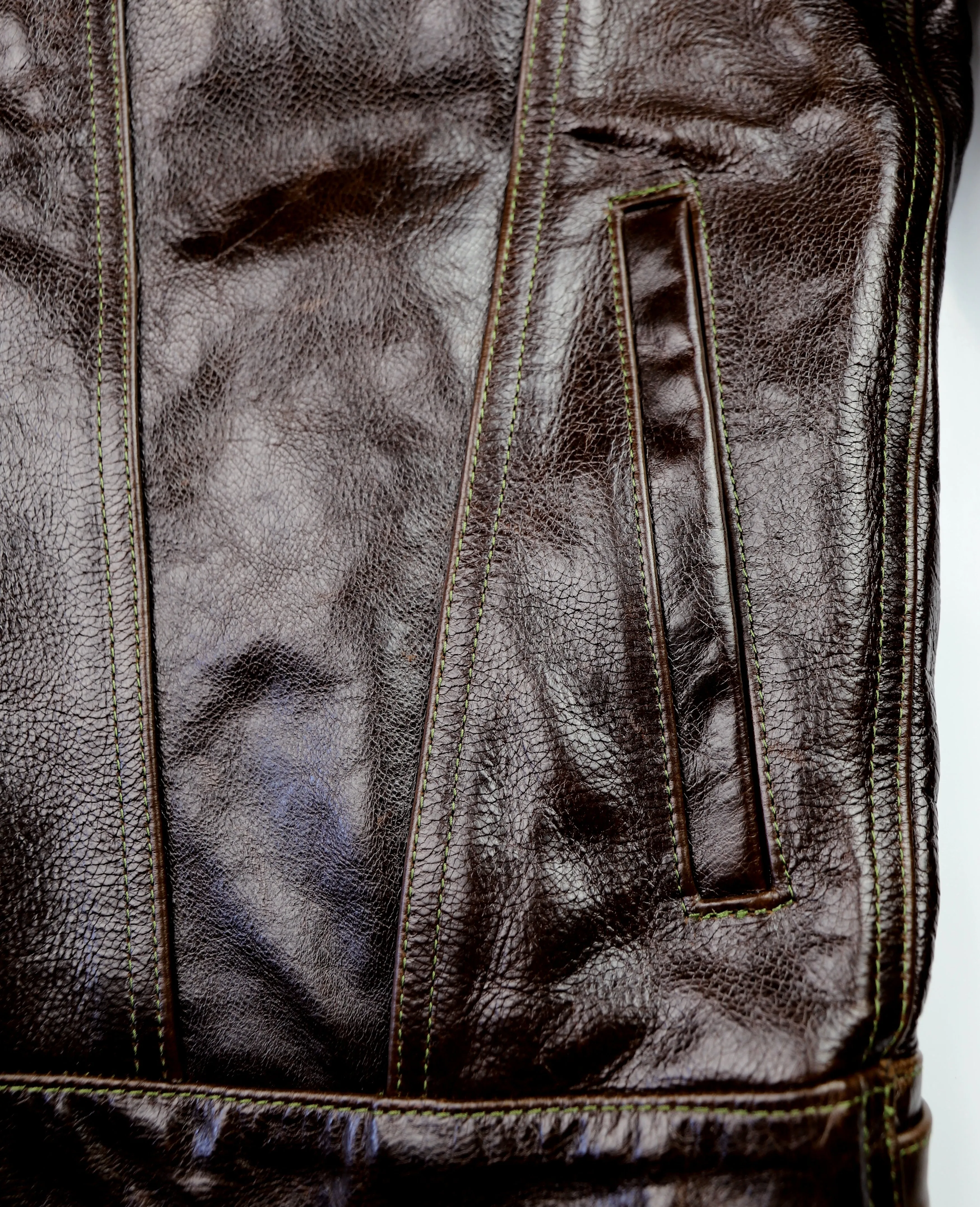 Vanson Maverick, Dark Hickory Vancouver Cowhide, size 44
