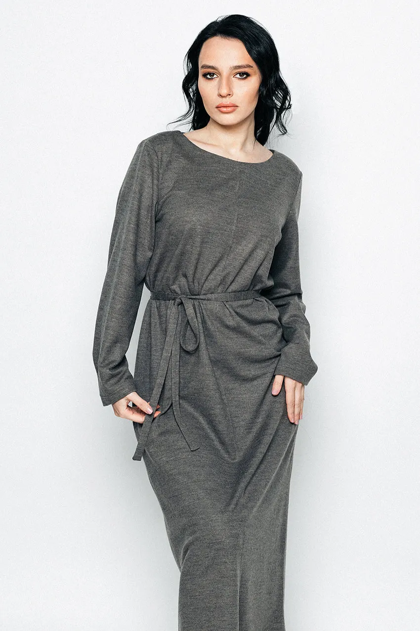 Wool Maxi Dress
